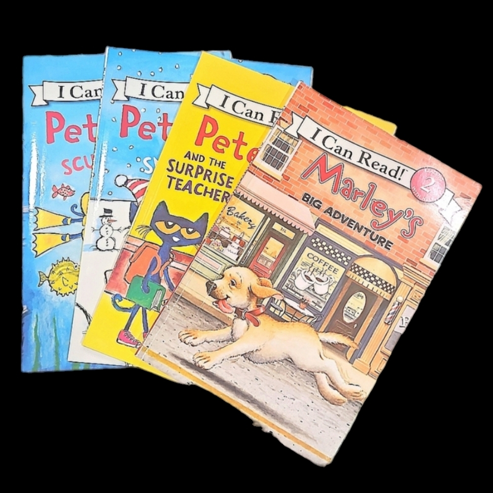 Group of 4 I Can Read! Children's Books